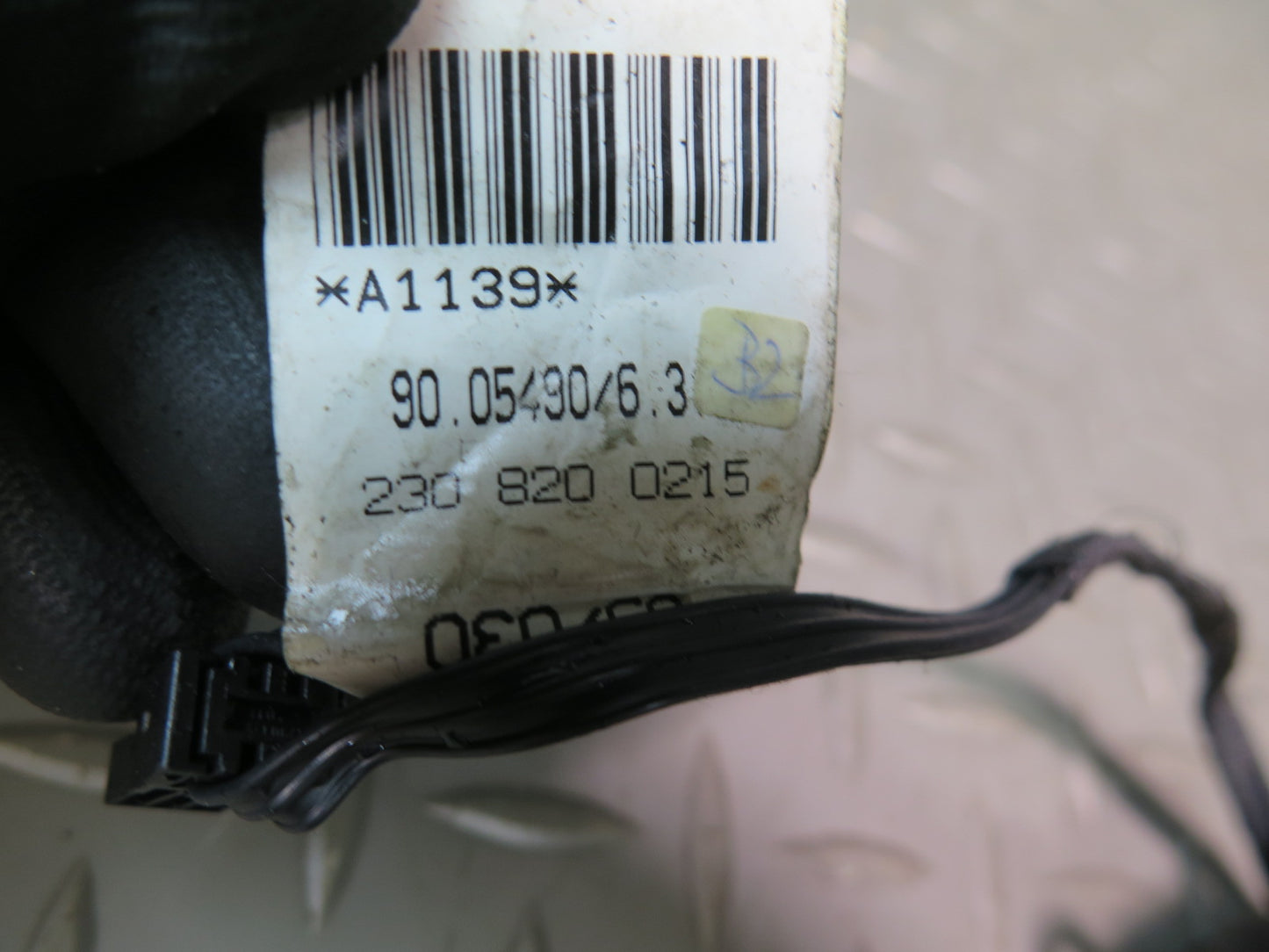 03-12 Mercedes R230 Sl-class A/C Heater Flap Door Actuator Motor Wiring Set OEM