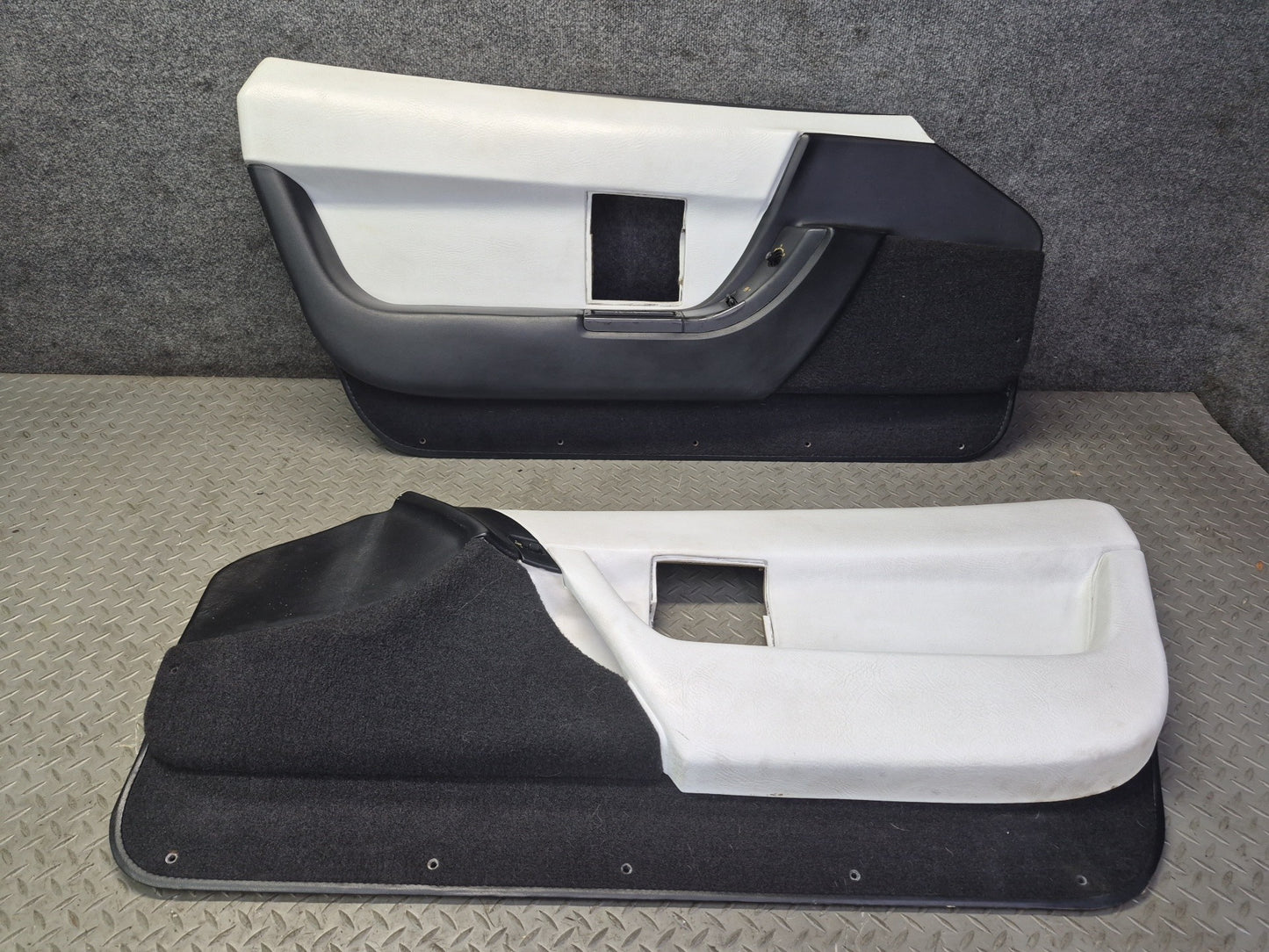 92-93 Chevrolet Corvette C4 Left & Right Door Interior Trim Cover Panel OEM