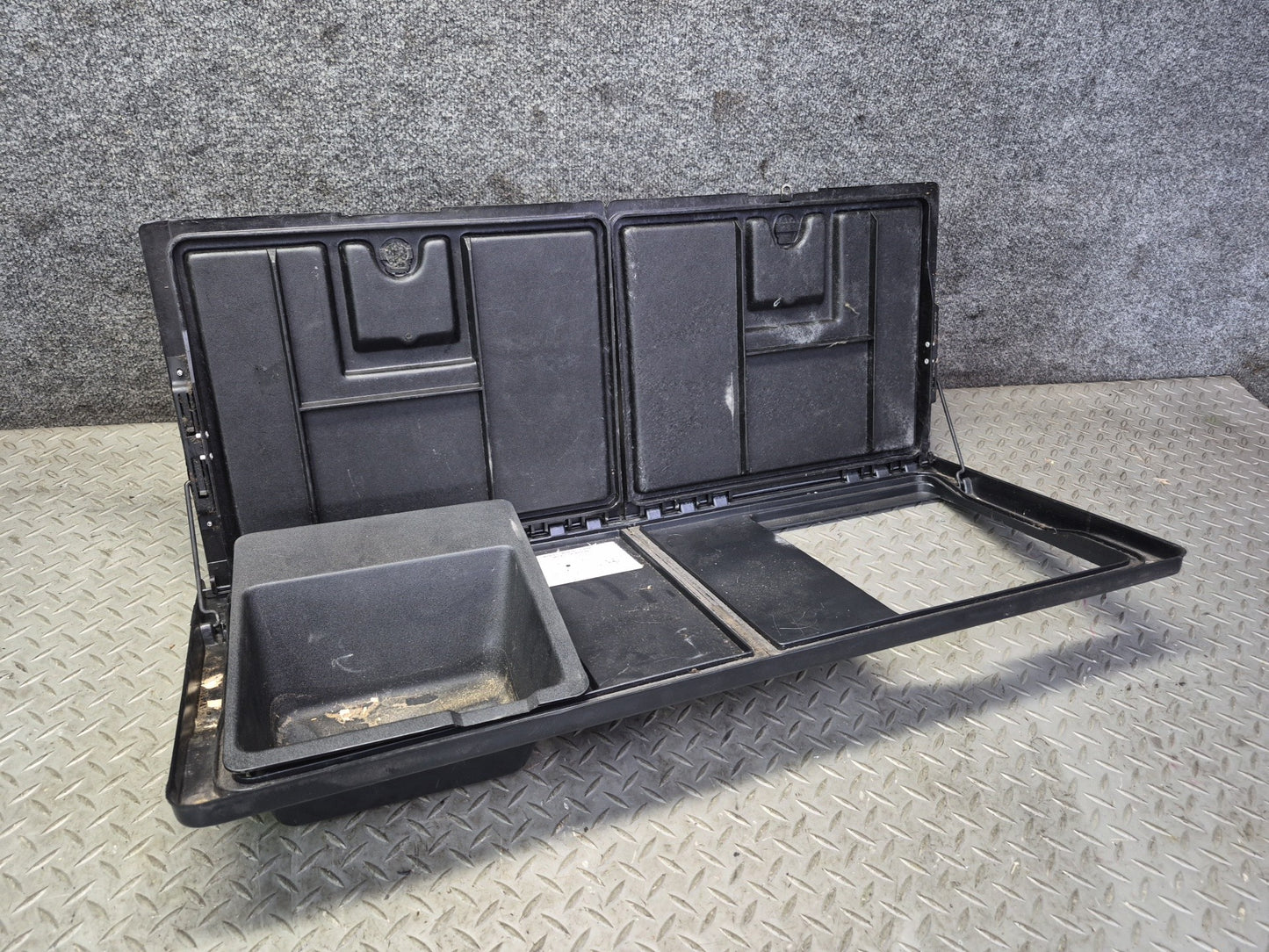 91-96 Chevrolet Corvette C4 Rear Floor Compartment Storage BIN Frame Panel OEM