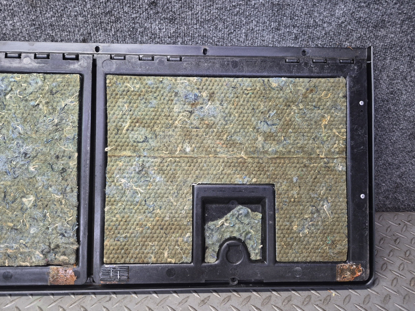 91-96 Chevrolet Corvette C4 Rear Floor Compartment Storage BIN Frame Panel OEM