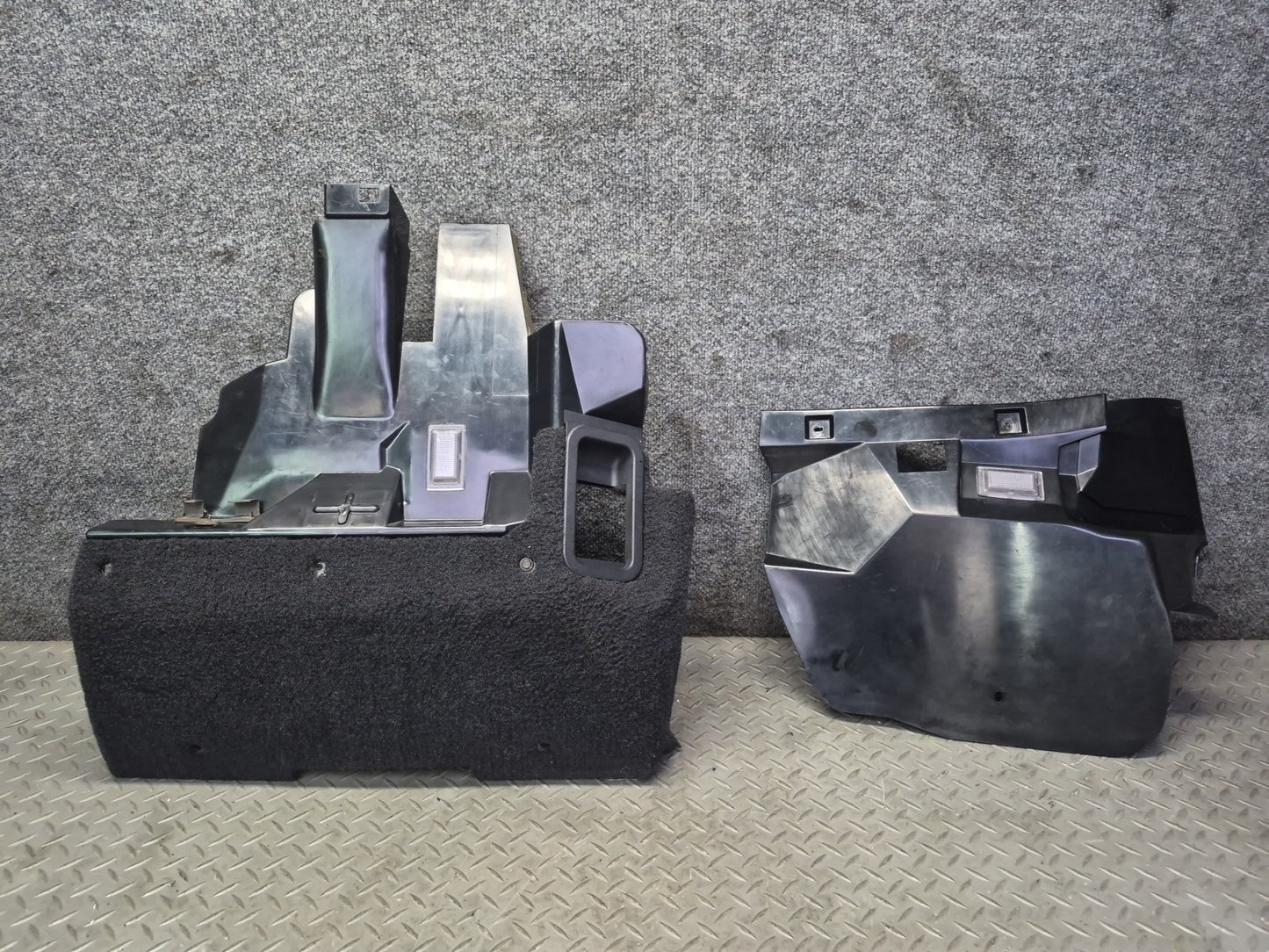 92-93 Chevrolet Corvette C4 Front Left & Right Under Dash Knee Trim Panel Set
