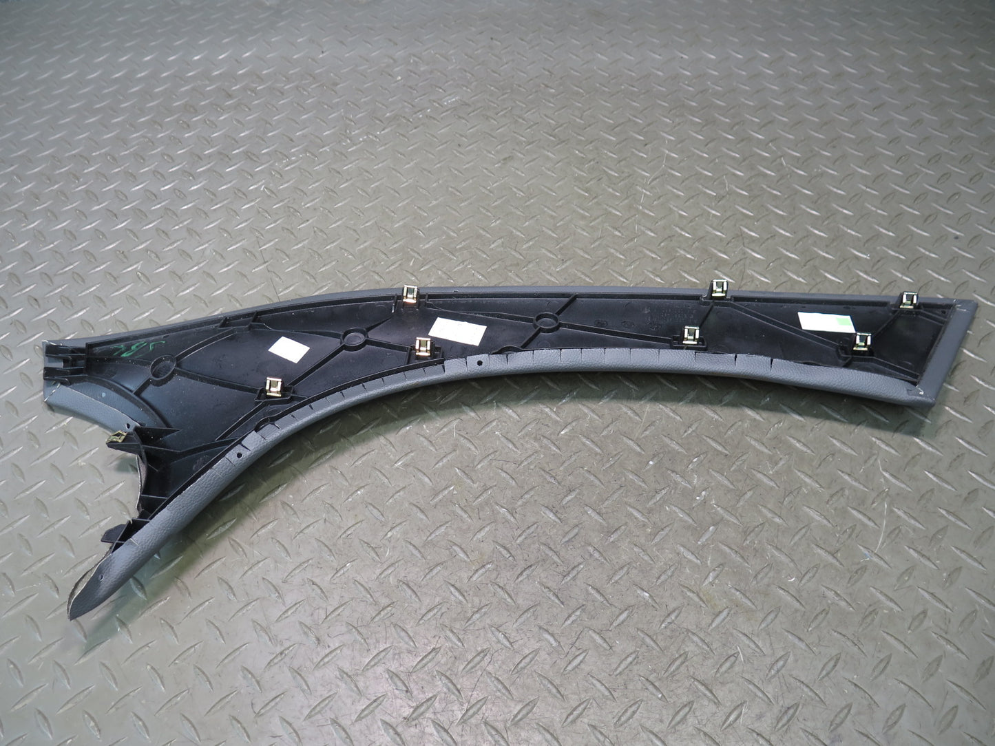 03-08 Mercedes SL55 AMG R230 Set of 2 Center Console Trim Cover Panel Black OEM