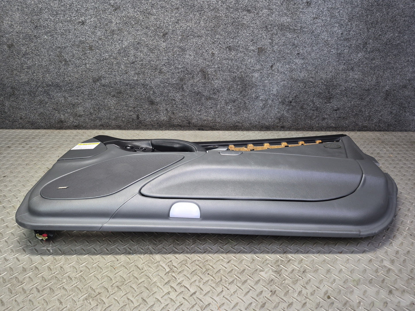 03-06 Mercedes R230 SL55 Front Right Door Interior Trim Cover Panel Black OEM