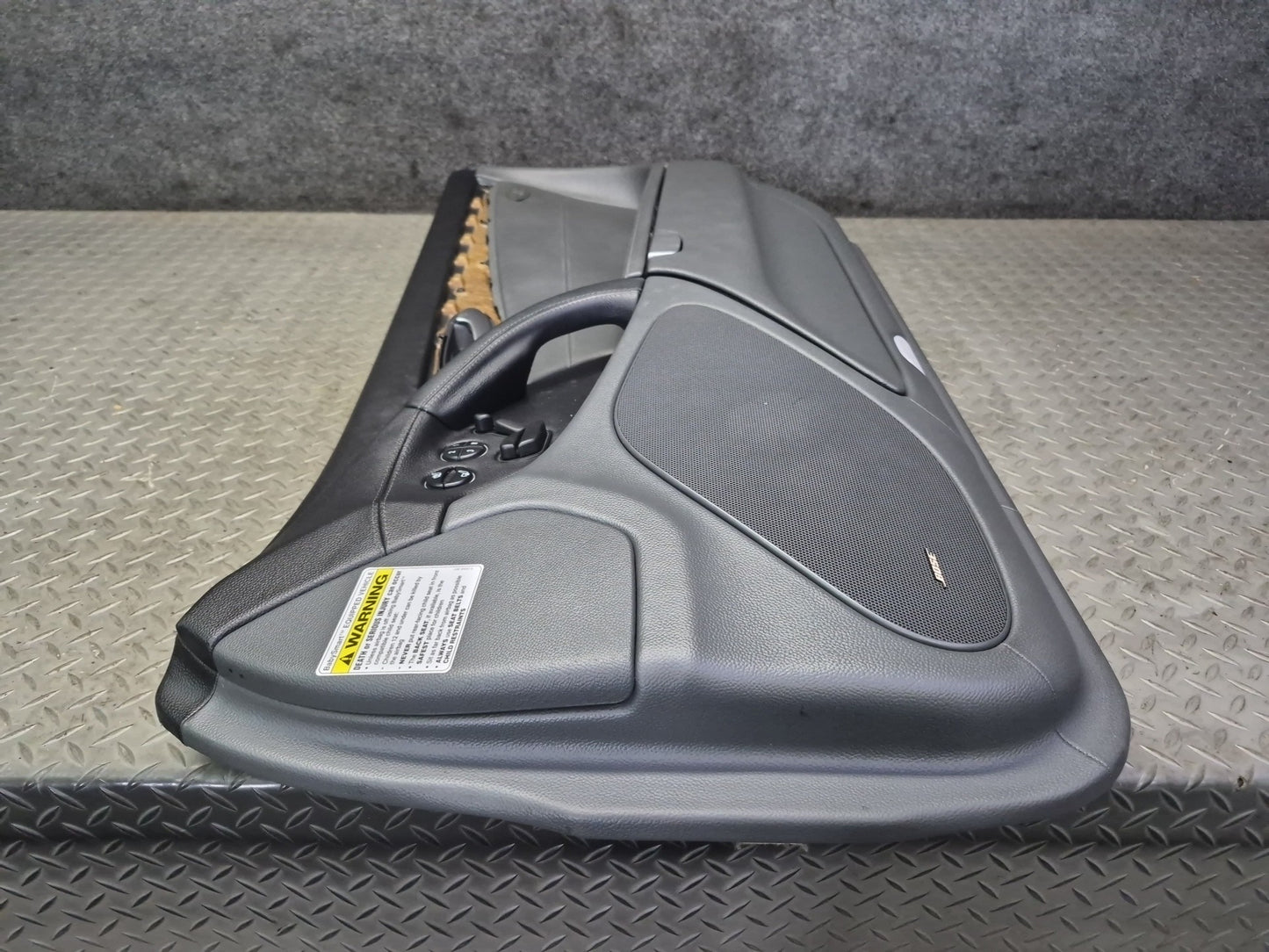 03-06 Mercedes R230 SL55 Front Right Door Interior Trim Cover Panel Black OEM