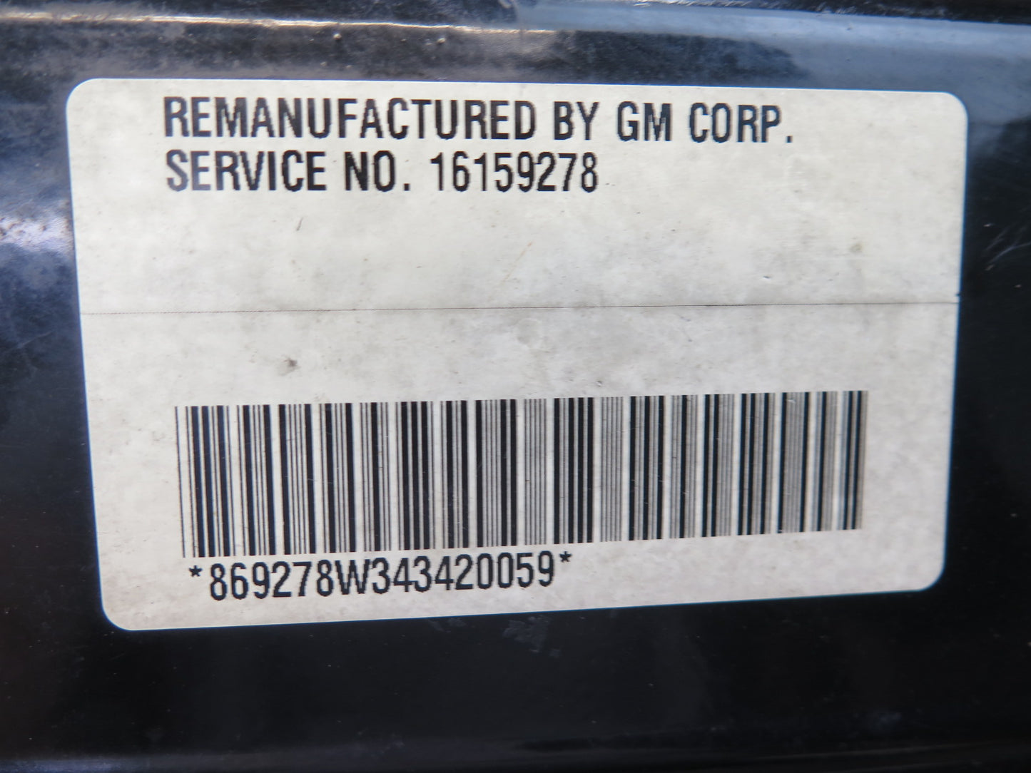 92-93 Chevrolet Corvette C4 Engine ECU ECM Computer Control  Module 16159278 OEM