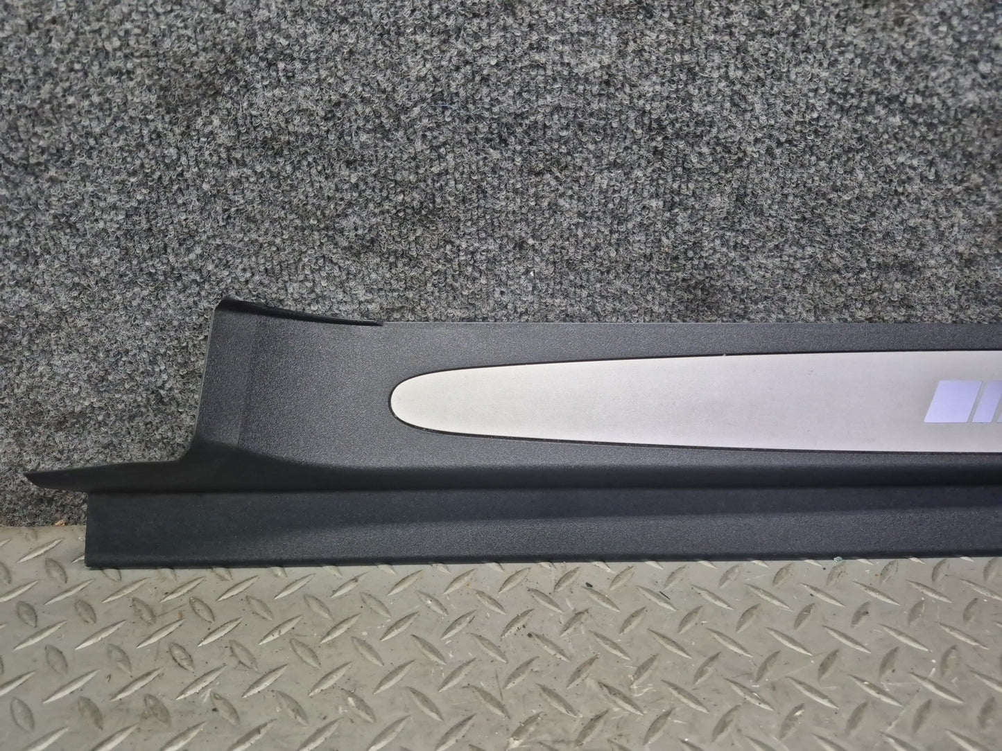 03-06 Mercedes R230 SL55 AMG Set of 2 Door Scuff Sill Plate Trim Cover OEM