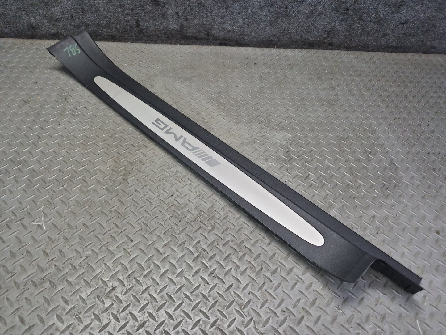 03-06 Mercedes R230 SL55 AMG Set of 2 Door Scuff Sill Plate Trim Cover OEM
