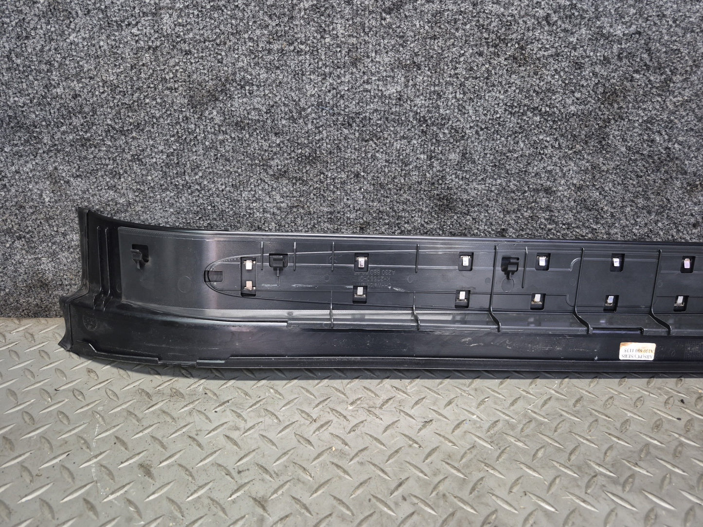 03-06 Mercedes R230 SL55 AMG Set of 2 Door Scuff Sill Plate Trim Cover OEM