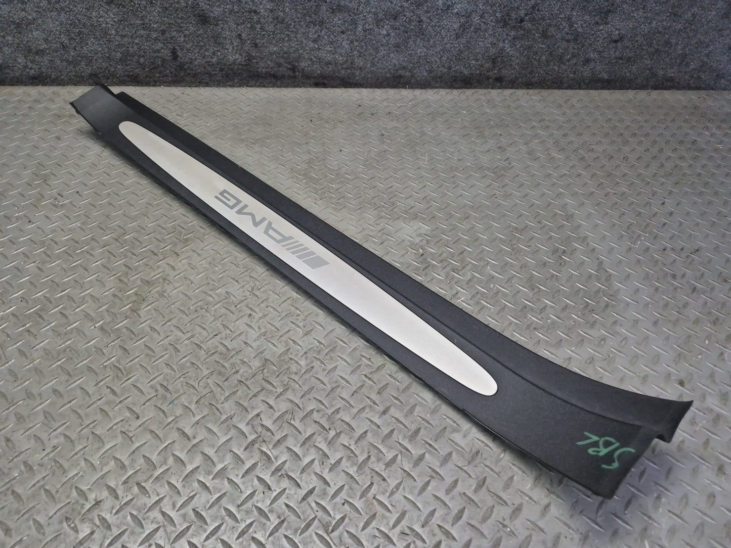 03-06 Mercedes R230 SL55 AMG Set of 2 Door Scuff Sill Plate Trim Cover OEM