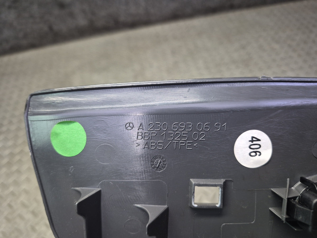 03-08 Mercedes R230 Set of 2 Rear Left & Right Trunk Trim Cover Panel OEM