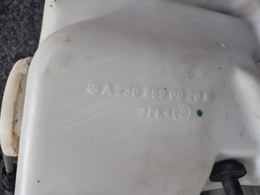 03-12 Mercedes R230 Sl-class Windshield Washer Fluid Reservoir w Pump OEM