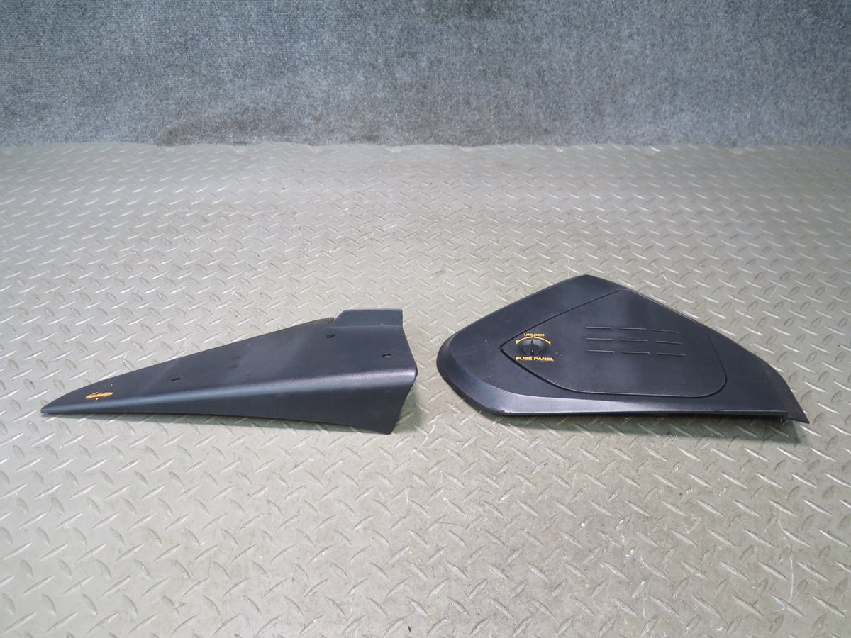90-93 Chevrolet Corvette C4 Dash Left & Right END Trim Panel Fuse Cover Set OEM