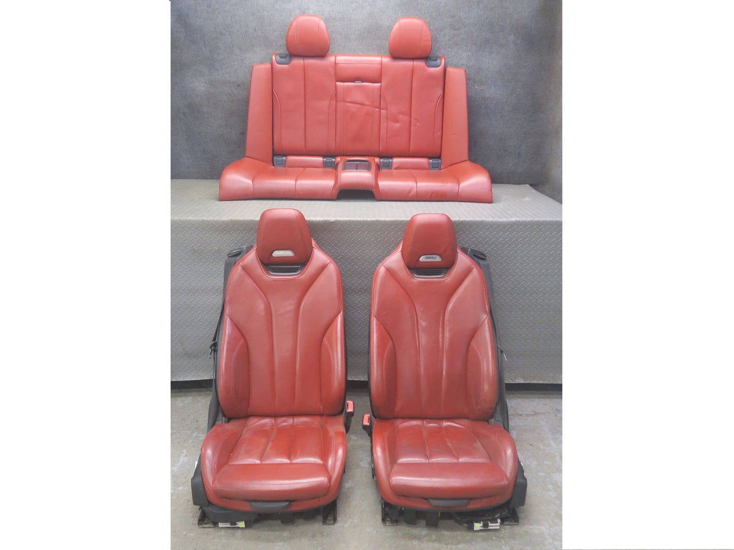 2015-2020 BMW F83 M4 Convertible Front Rear Sport Power Memory Heated Seat Set