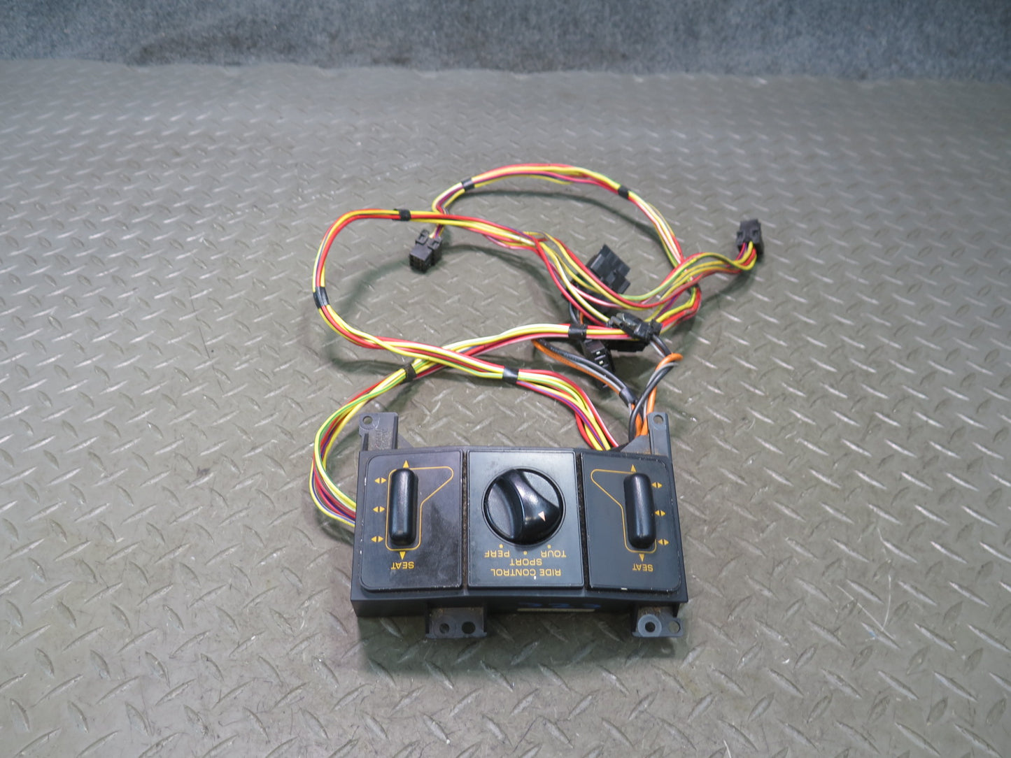 92-93 Chevrolet Corvette C4 Ride Control & Front Seat Control Switch OEM