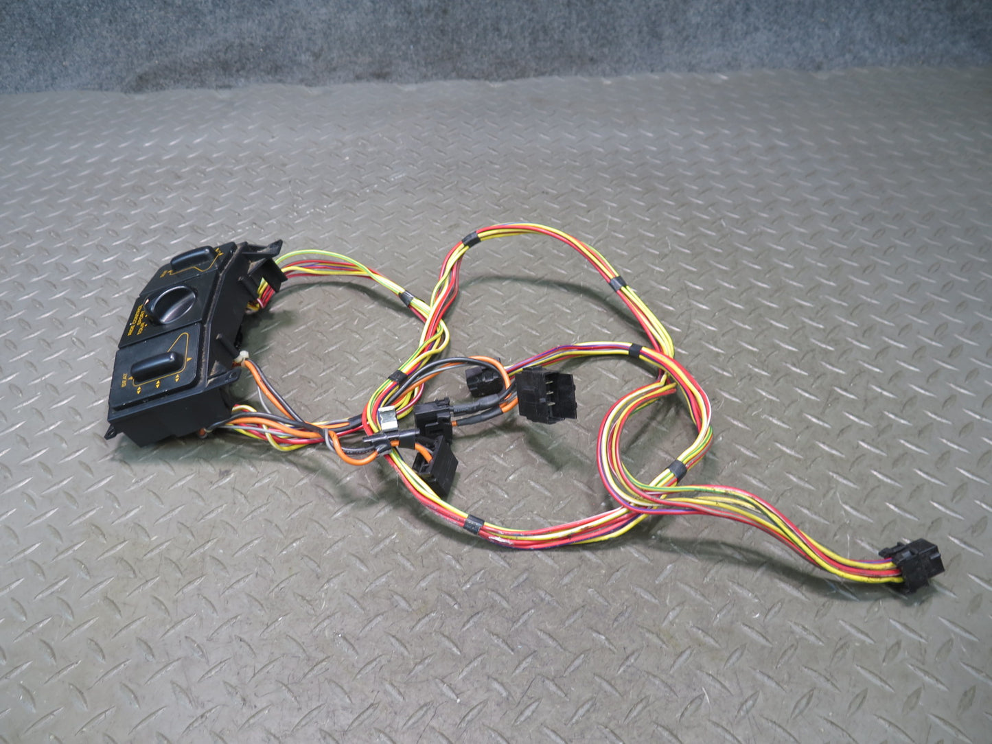 92-93 Chevrolet Corvette C4 Ride Control & Front Seat Control Switch OEM