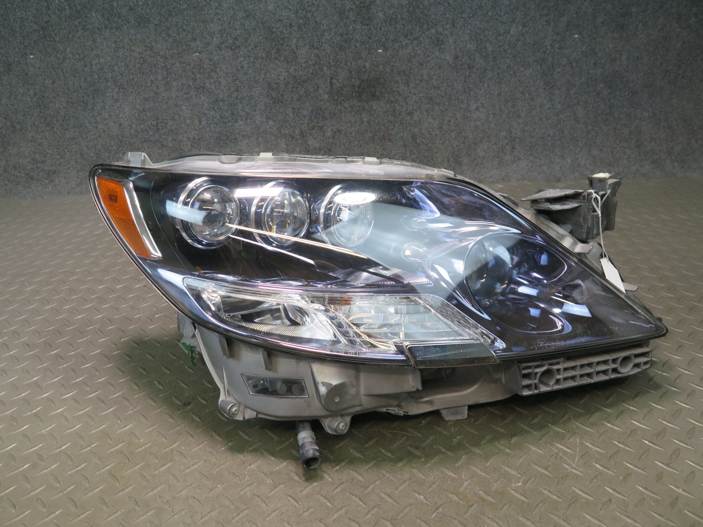 08-09 Lexus LS600h Front Right Triple Beam LED Headlight Lamp w Ballast Damaged