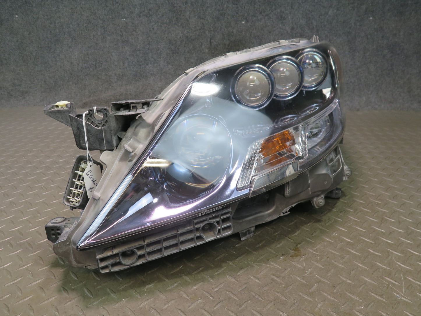08-09 Lexus LS600h Front Left Triple Beam LED Headlight Lamp w Ballast Damaged