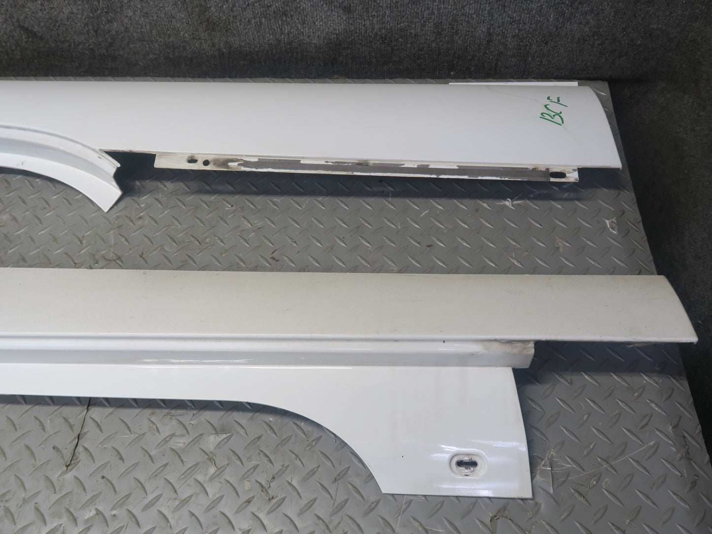 03-10 Bentley Continental GT Left & Right Side Skirt Rocker Panel Molding Set