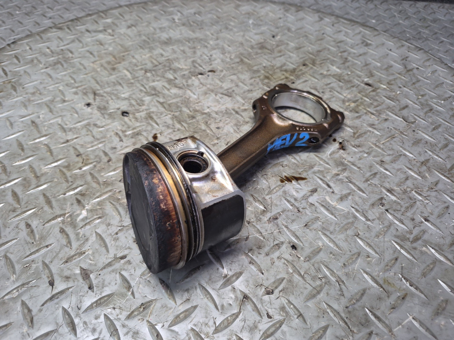 01-03 VW Eurovan T4 2.8L AXK Set of 6 Engine Piston Connecting Rod 108k OEM