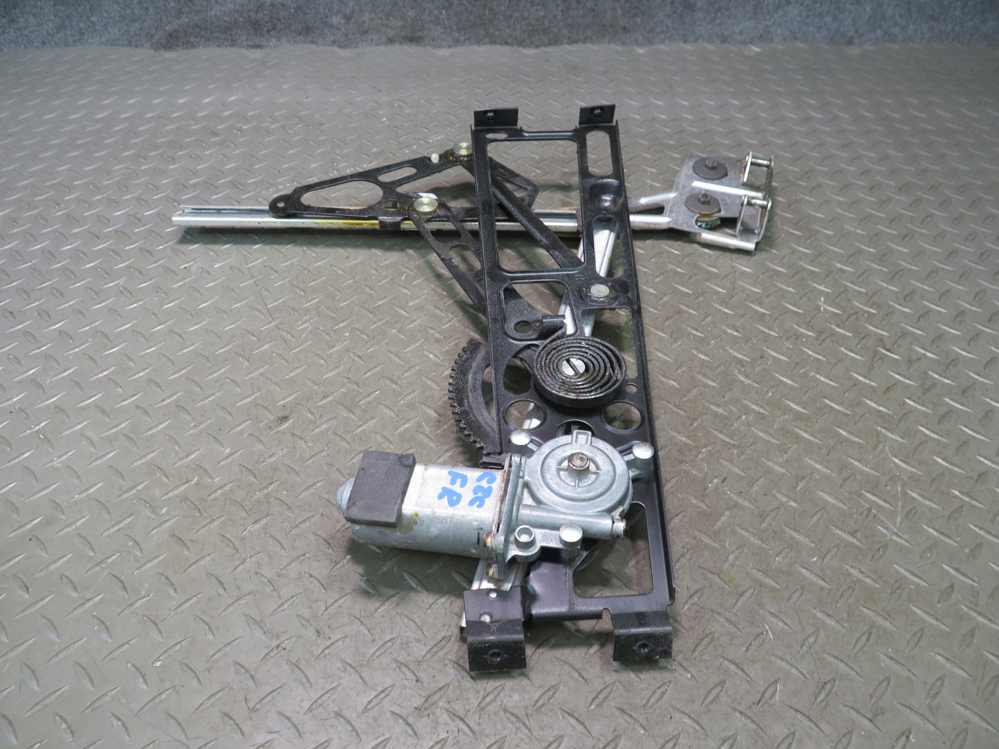 84-96 Chevrolet Corvette C4 Right Door Window Regulator w Motor OEM
