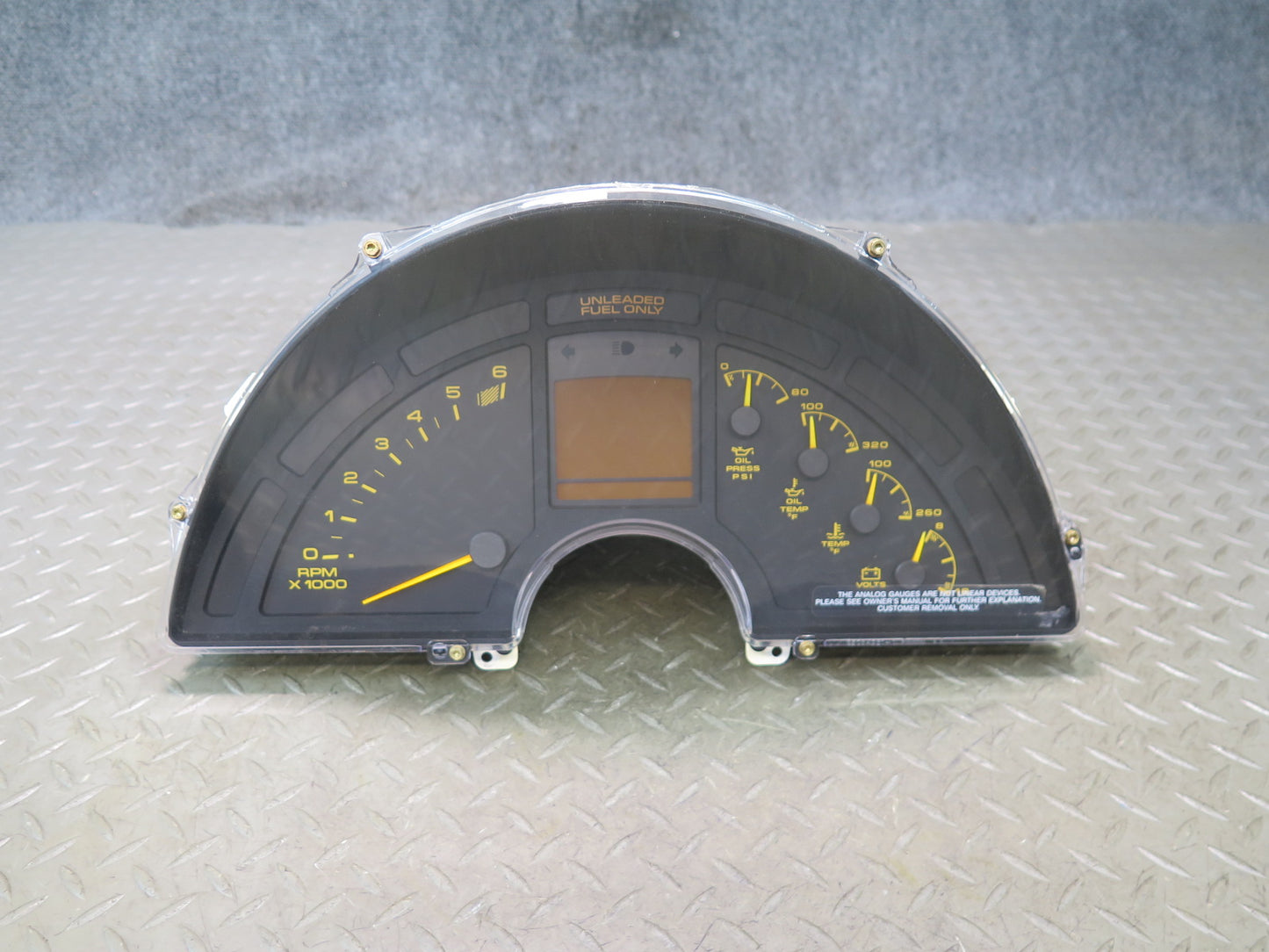 92-93 Chevrolet Corvette C4 Instrument Cluster Gauge Speedometer OEM