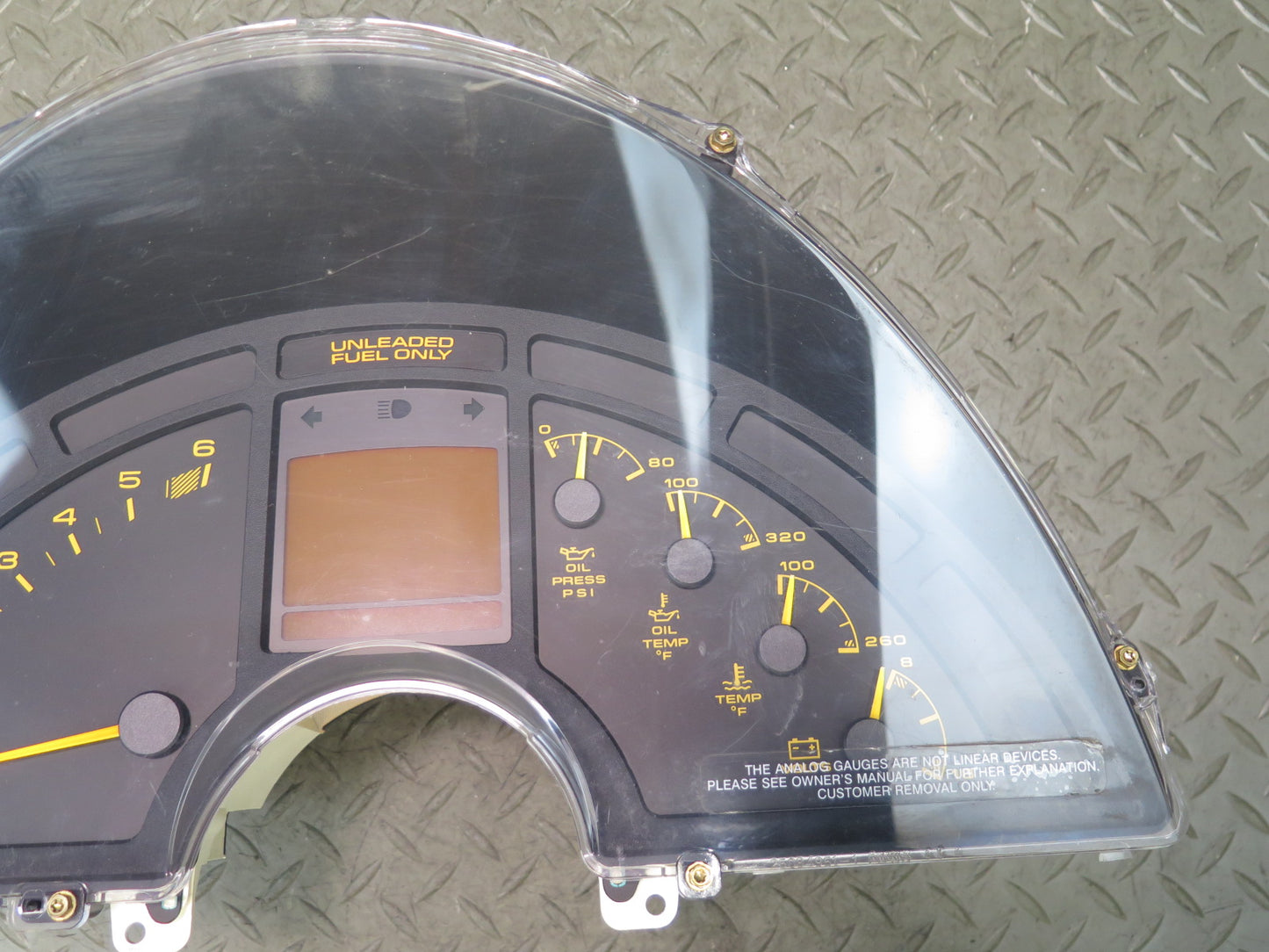 92-93 Chevrolet Corvette C4 Instrument Cluster Gauge Speedometer OEM