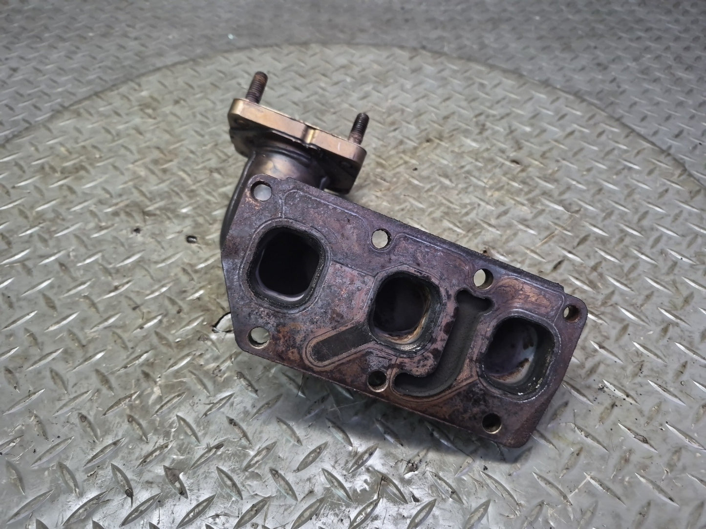 01-03 VW Eurovan T4 2.8L AXK Set of 2 Engine Exhaust Manifold OEM