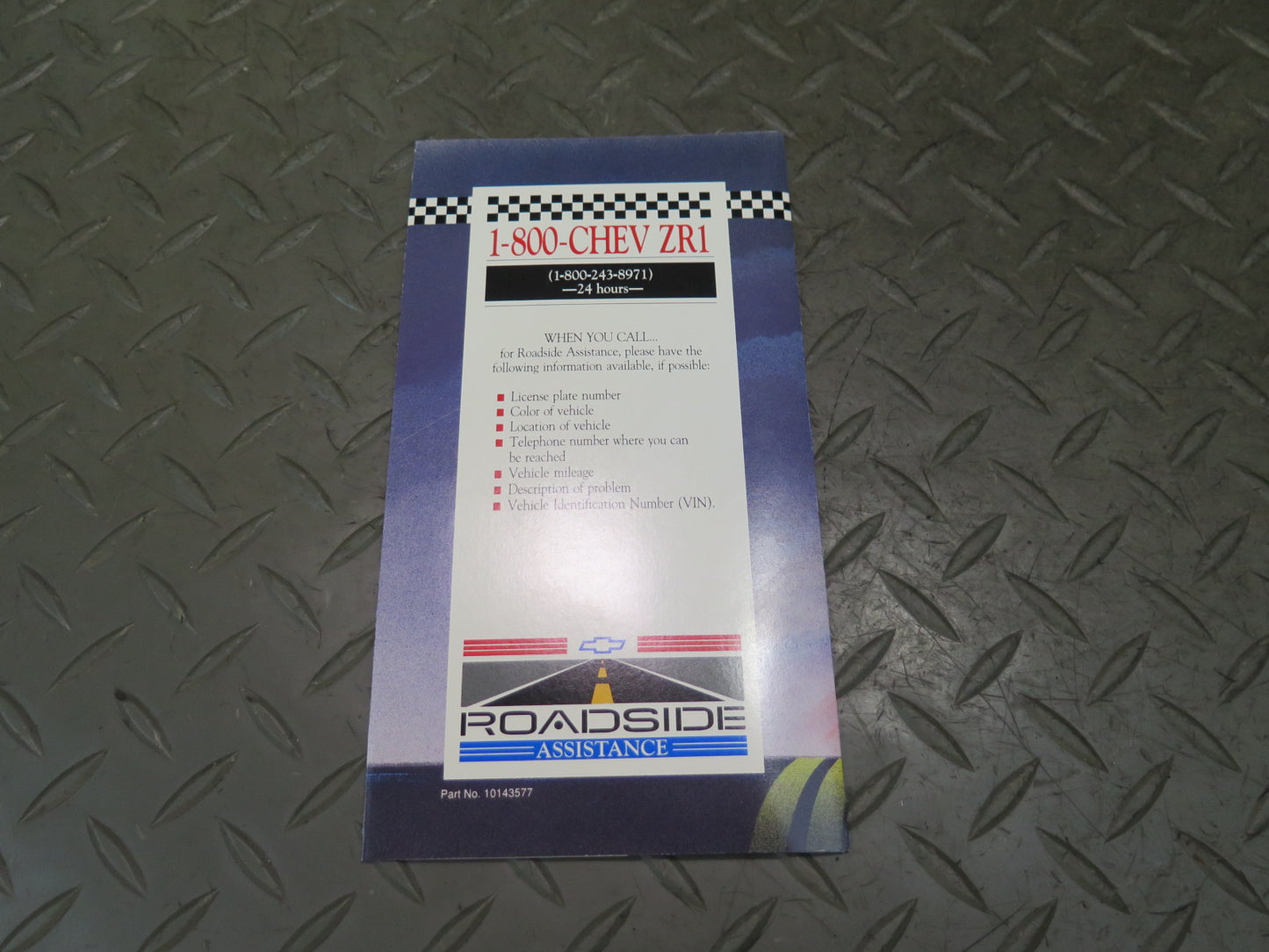 1992 Chevrolet Corvette C4 Owner User Guide Manual Book Flash Light Set w Case