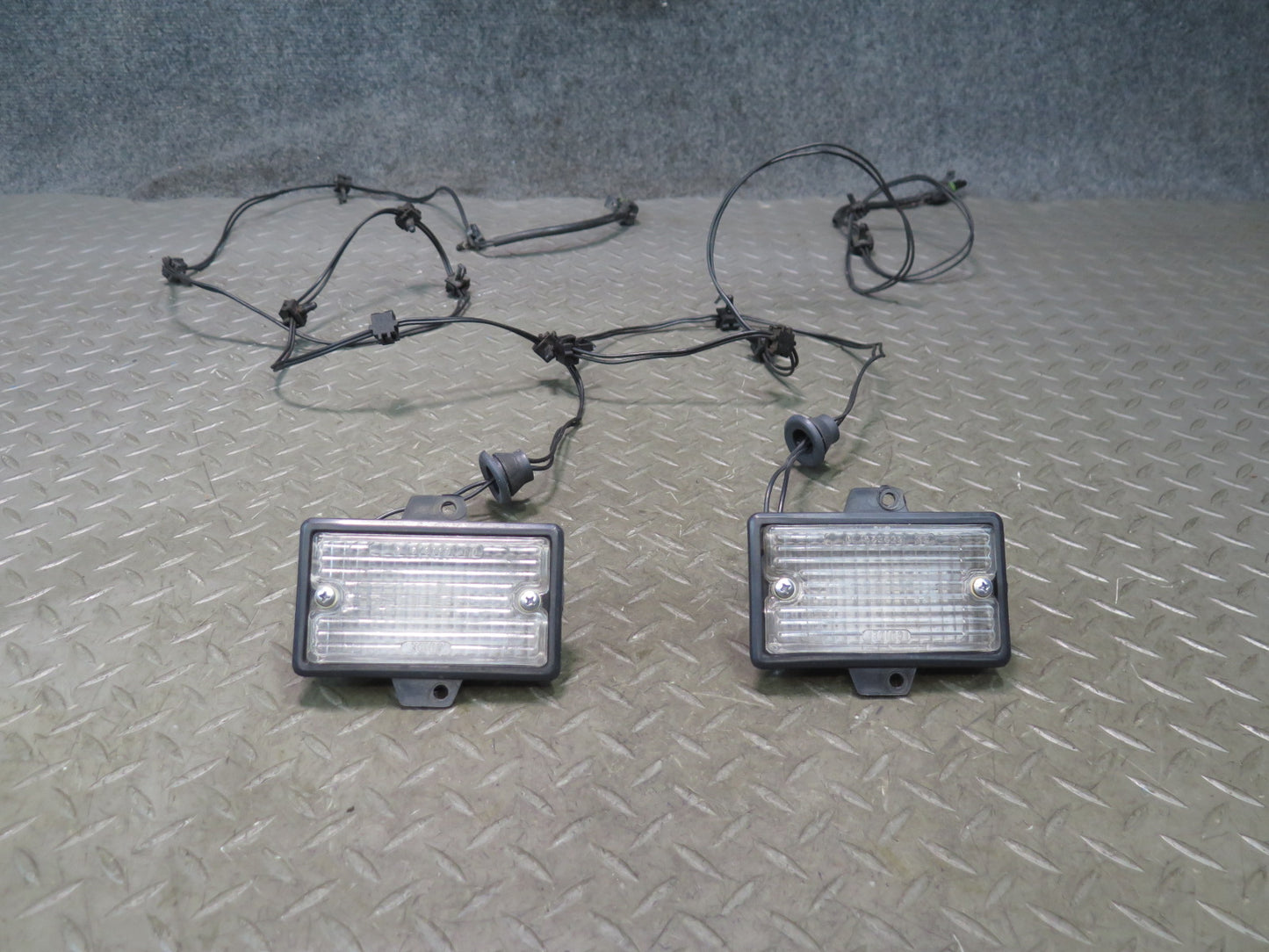 90-96 Chevrolet Corvette C4 Set of 2 Left & Right Under Hood Light Lamp OEM