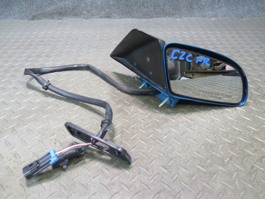 88-96 Chevrolet Corvette C4 Right Door Heated Side View Power Mirror OEM