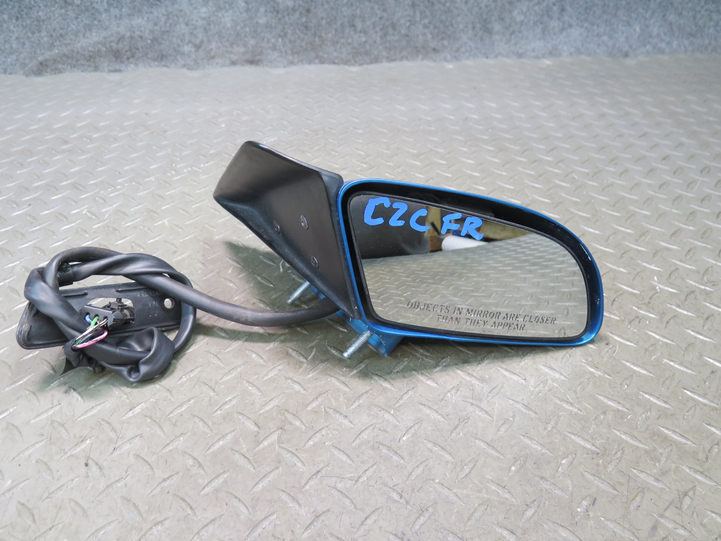 88-96 Chevrolet Corvette C4 Right Door Heated Side View Power Mirror OEM