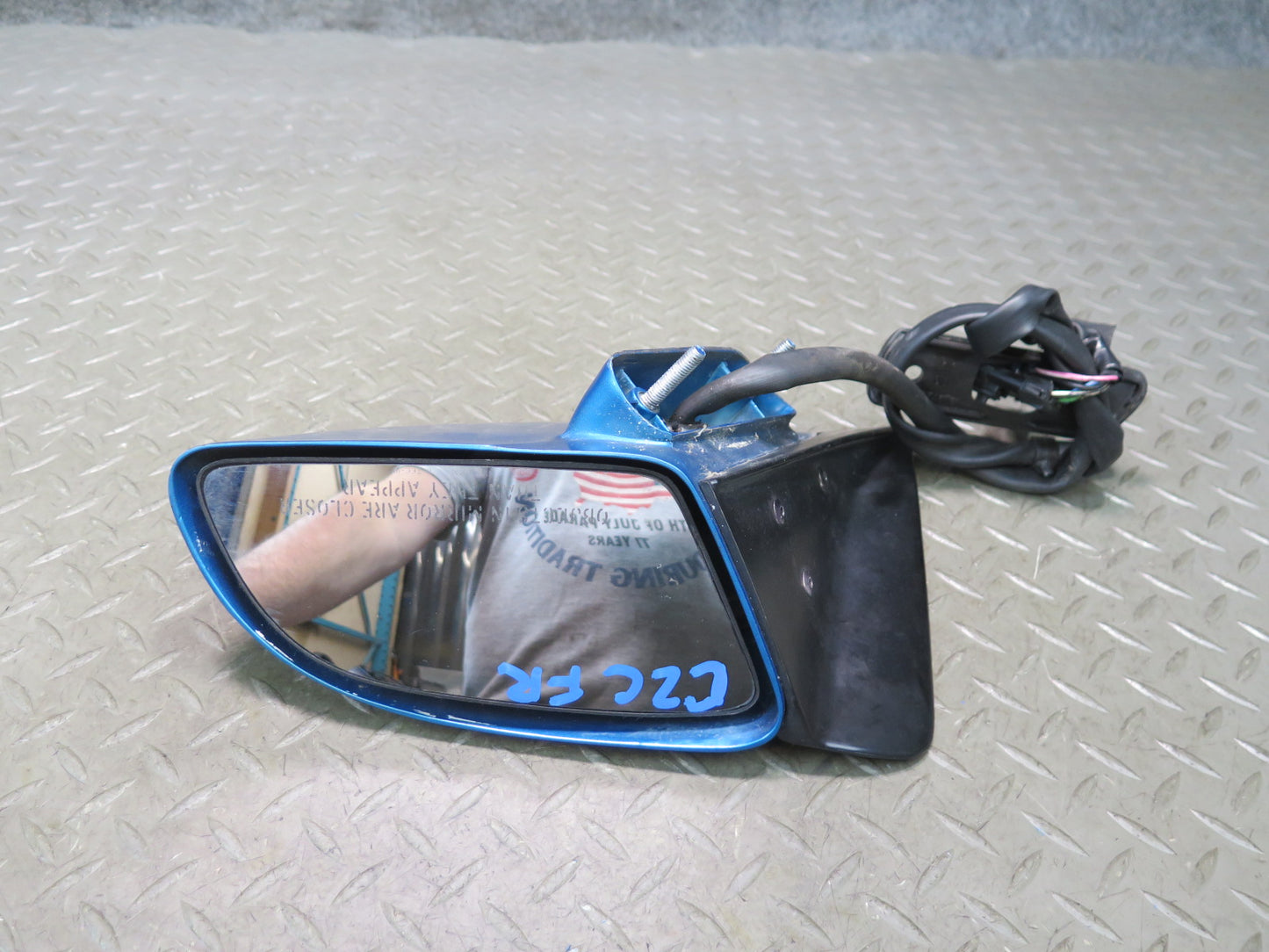 88-96 Chevrolet Corvette C4 Right Door Heated Side View Power Mirror OEM
