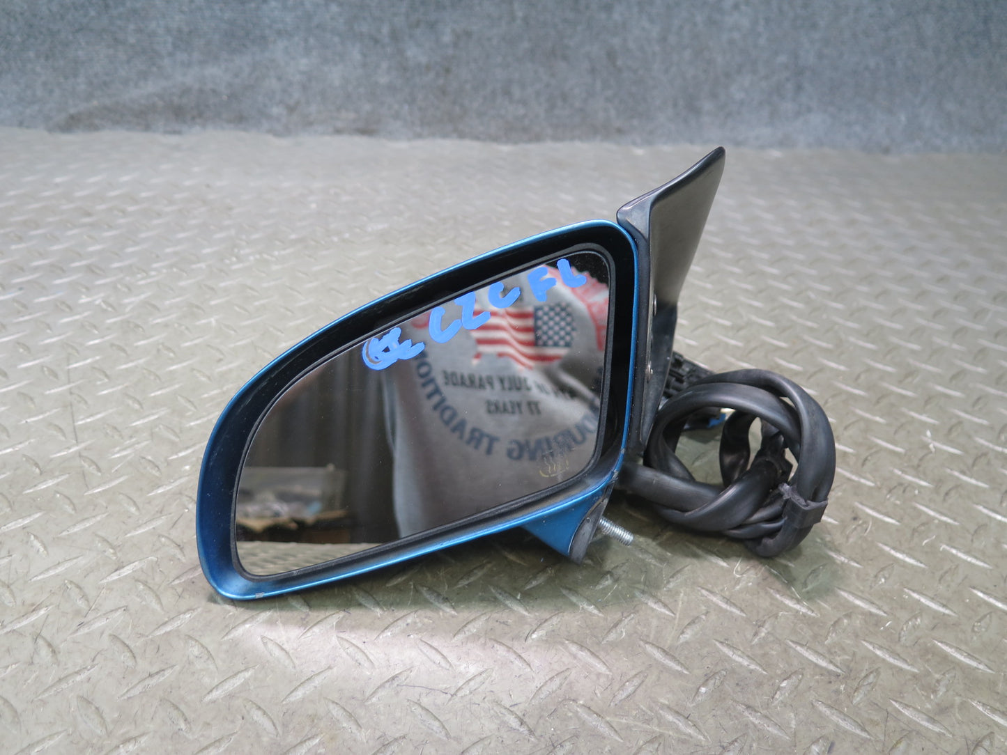 88-96 Chevrolet Corvette C4 Left Door Heated Side View Power Mirror OEM