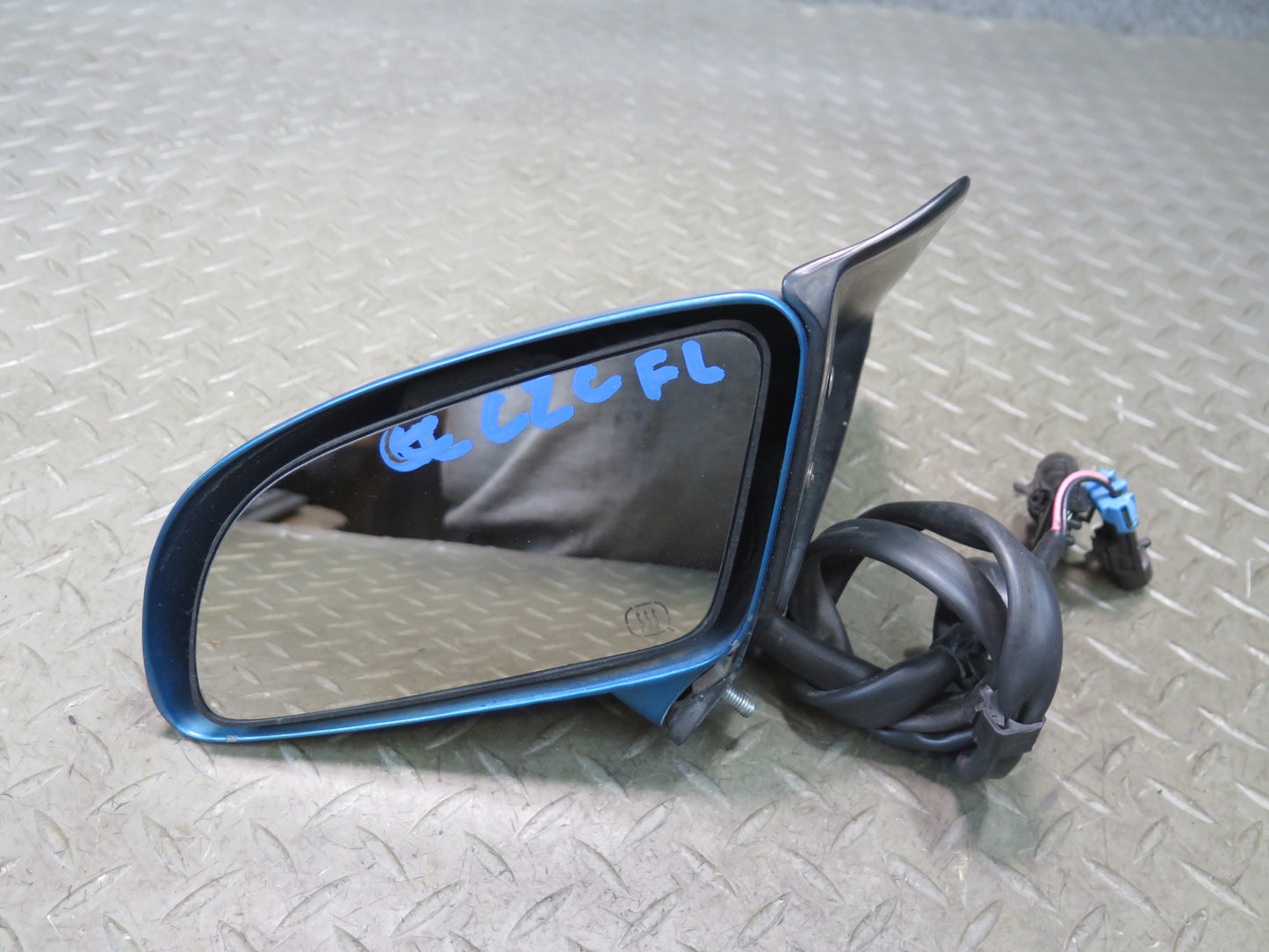 88-96 Chevrolet Corvette C4 Left Door Heated Side View Power Mirror OEM