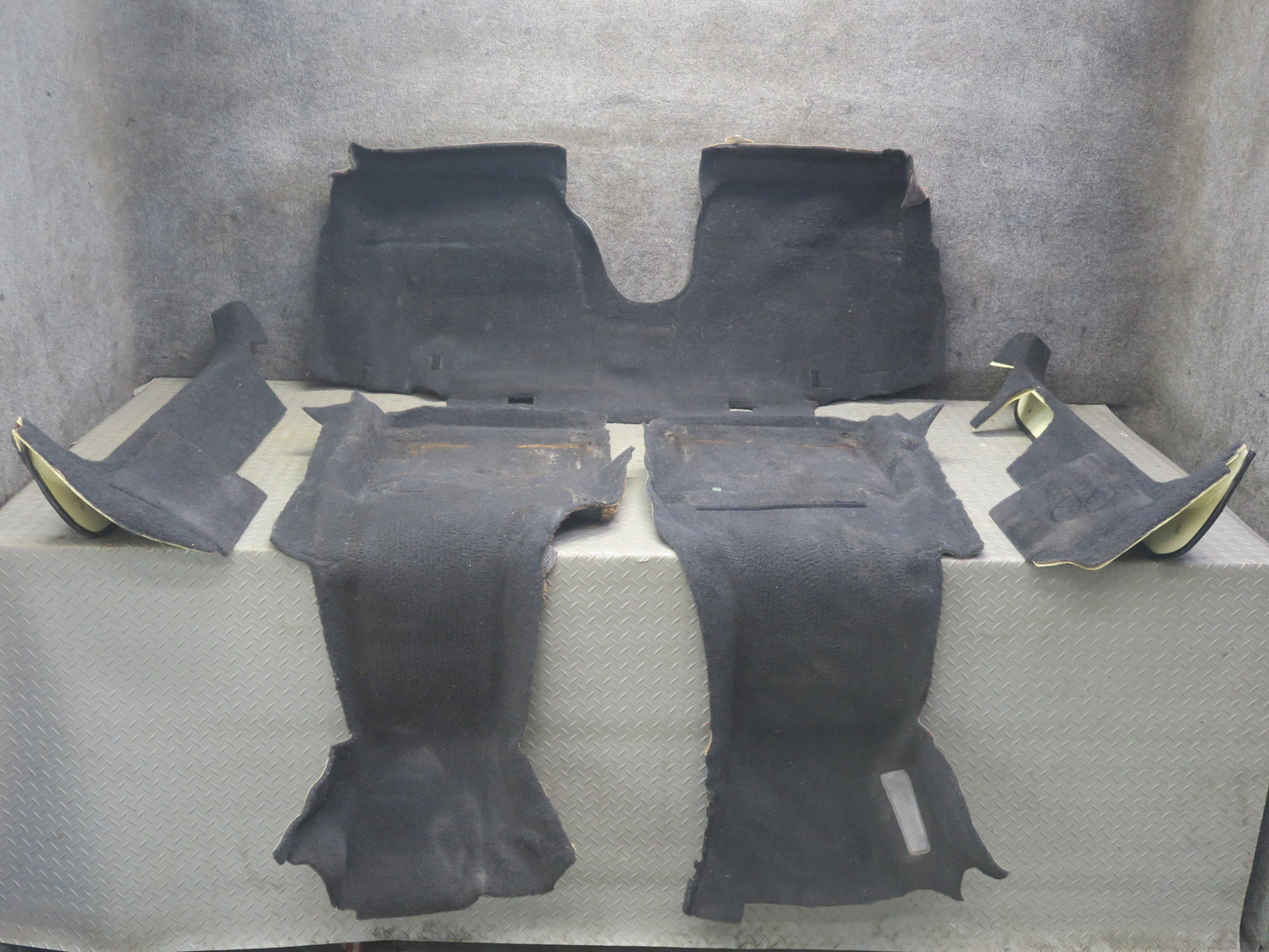 1992 Chevrolet Corvette C4 Convert Set of 5 Interior Floor MAT Carpet Cover OEM