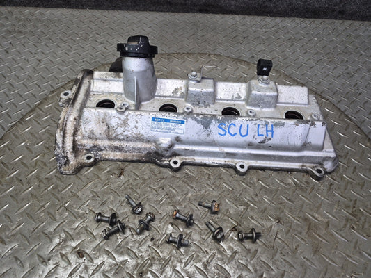 98-00 Lexus LS400 SC400 1UZFE 4.0L Left Engine Cylinder Cover w Bolts OEM