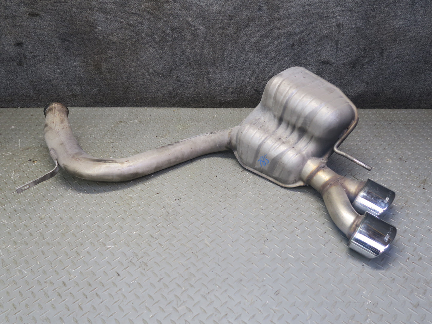 03-08 Mercedes R230 SL55 AMG Set of Rear Left & Right Exhaust Muffler Pipe OEM