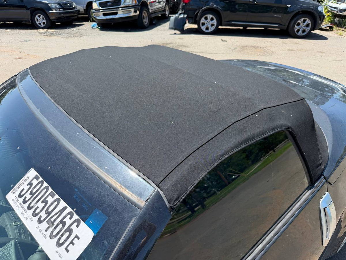 04-09 Nissan 350Z Z33 Convertible Soft TOP Roof w Glass Assembly Black OEM