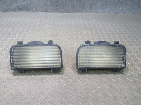 91-96 Chevrolet Corvette C4 Rear Bumper Reverse Back UP Light Lamp Set OEM