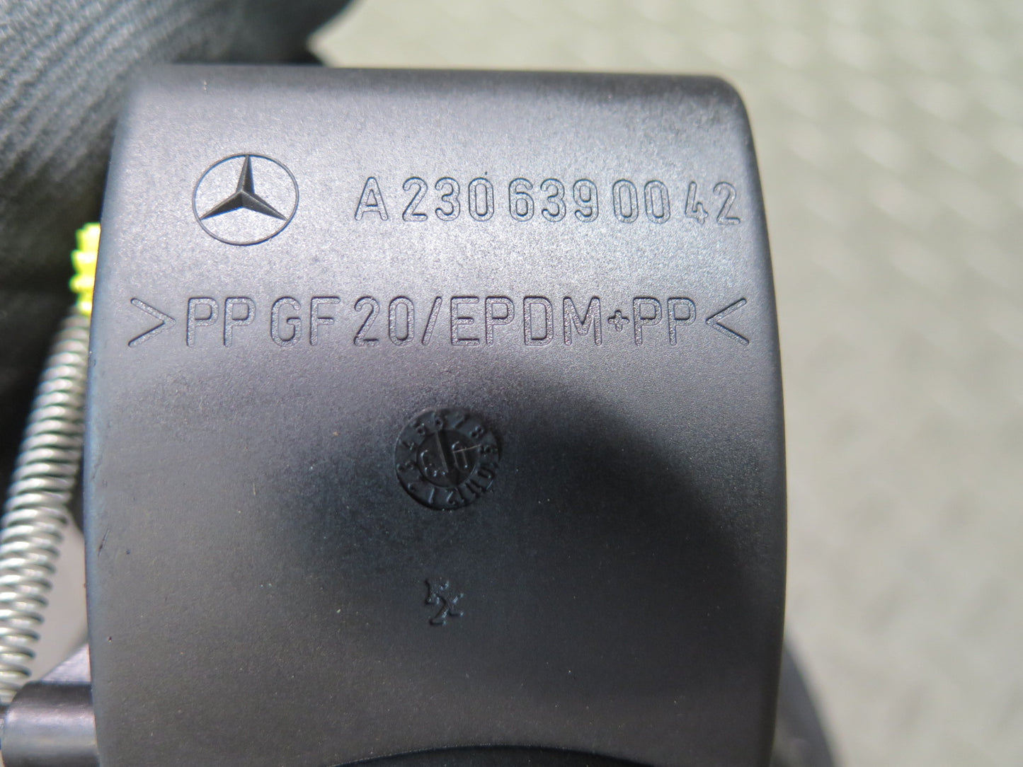 03-06 Mercedes R230 Sl-class Fuel Tank Filler Door Lid Cover w Hinge OEM