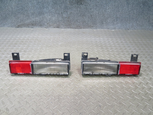 91-96 Chevrolet Corvette C4 Rear Left & Right Side Marker Light Lamp Set OEM