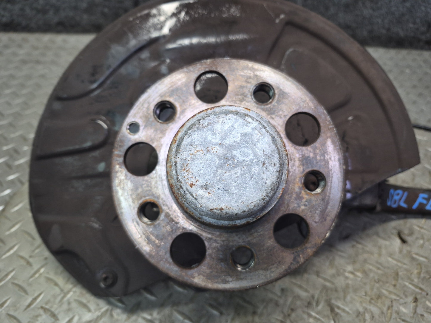 03-06 Mercedes R230 SL55 AMG Front Left Spindle Knuckle Wheel Hub Bearing OEM