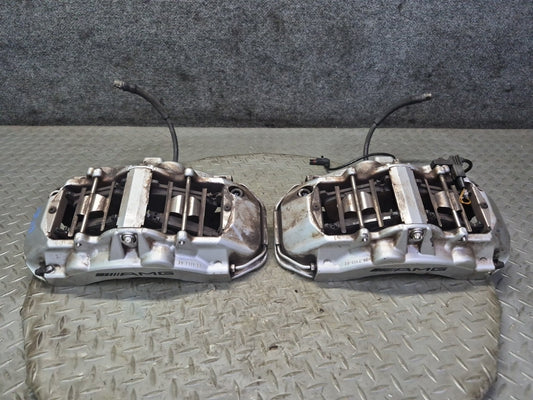 03-06 Mercedes R230 SL55 AMG Brembo Front Left Right Side Brake Caliper Set OEM