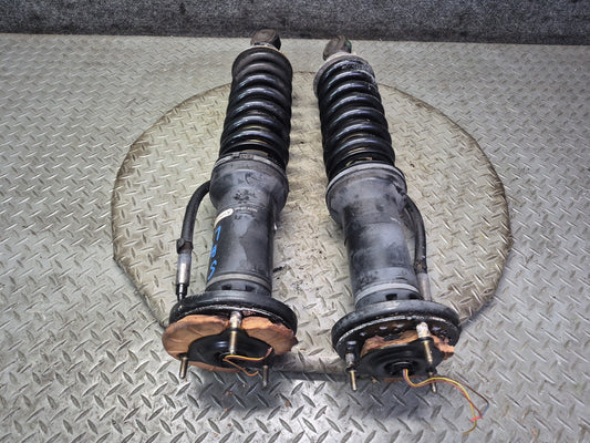 03-06 Mercedes R230 SL55 AMG Front Left Right ABC Hydraulic Shock Strut Set OEM