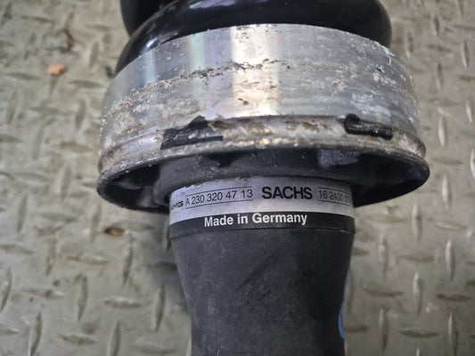 03-06 Mercedes R230 SL55 AMG Rear Left Right ABC Hydraulic Shock Strut Set Dmgd