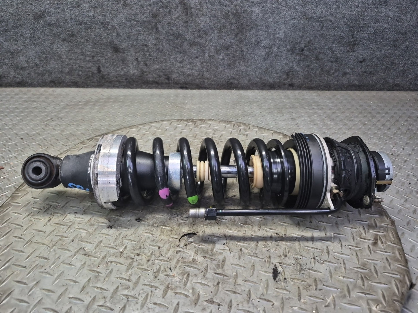 03-06 Mercedes R230 SL55 AMG Rear Left Right ABC Hydraulic Shock Strut Set Dmgd