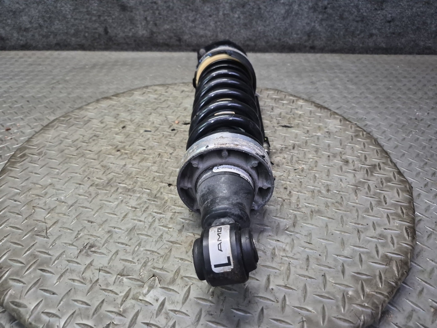 03-06 Mercedes R230 SL55 AMG Rear Left Right ABC Hydraulic Shock Strut Set Dmgd