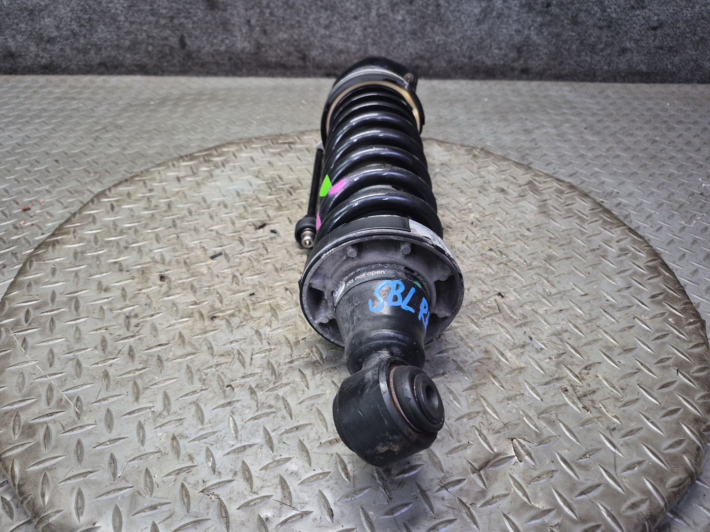 03-06 Mercedes R230 SL55 AMG Rear Left Right ABC Hydraulic Shock Strut Set Dmgd