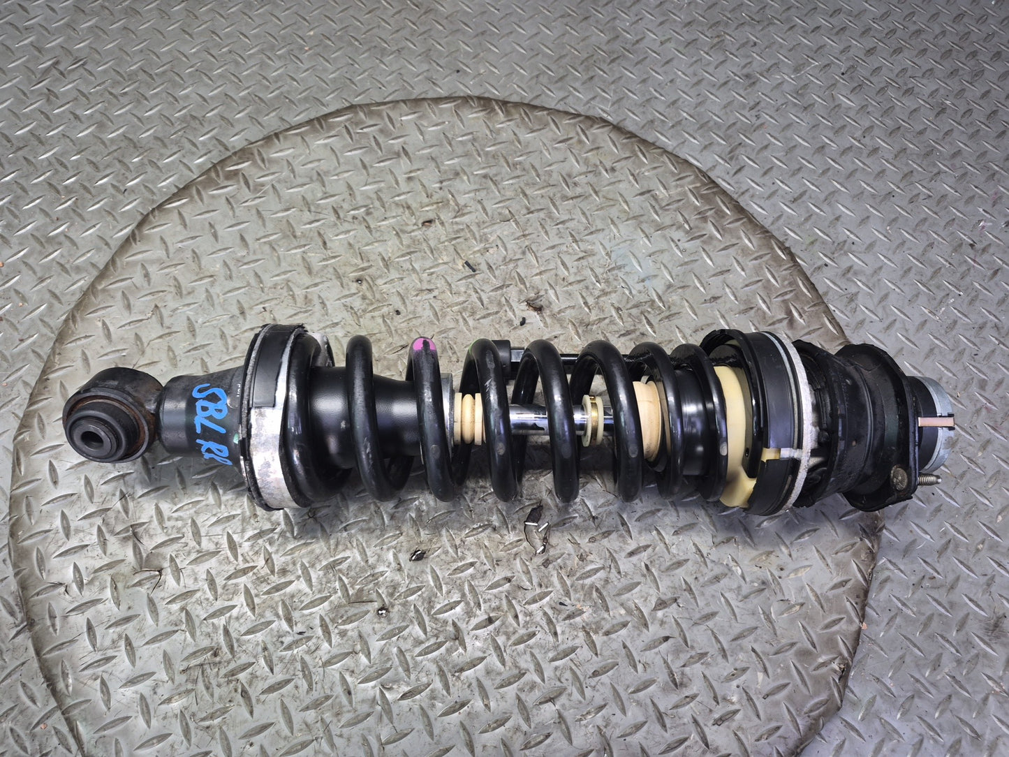 03-06 Mercedes R230 SL55 AMG Rear Left Right ABC Hydraulic Shock Strut Set Dmgd