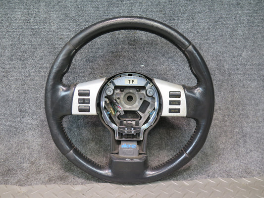06-07 Nissan Z33 350Z Leather Steering Black w Controls OEM